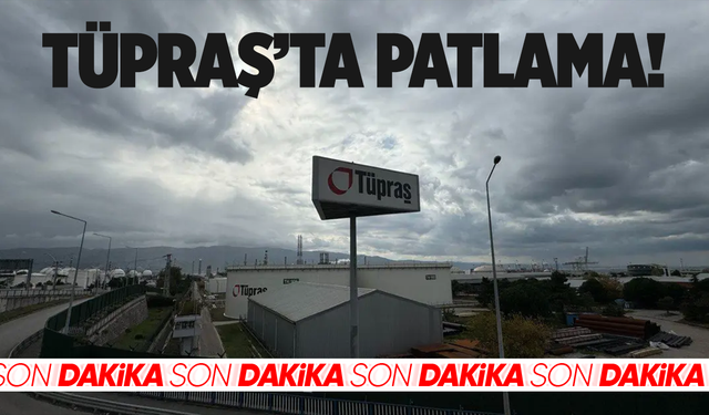 TÜPRAŞ İzmit Rafinerisi’nde Patlama: Alevlenme Kısa Sürede Kontrol Altına Alındı
