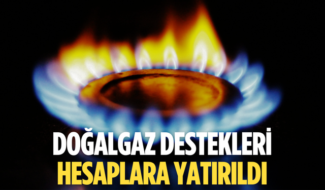 Doğalgaz destekleri hesaplara yatırıldı