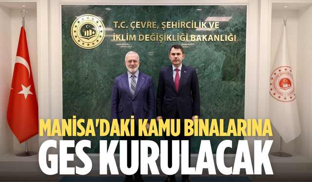 Manisa'daki kamu binalarına GES kurulacak