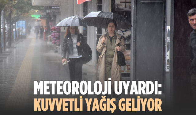 Manisa için kuvvetli yağış uyarısı