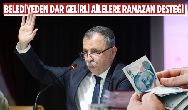 Yunusemre Belediyesinden vatandaşlara Ramazan desteği
