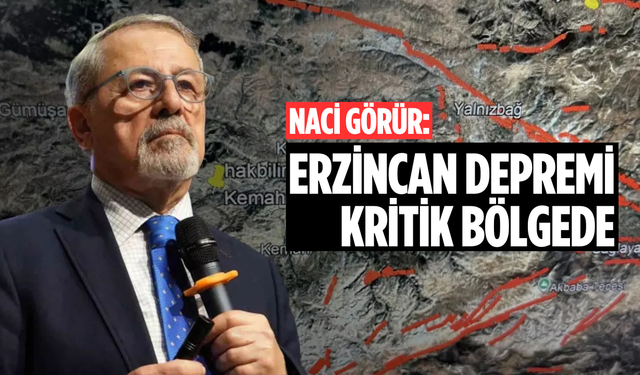 Naci Görür: Erzincan depremi kritik bölgede!