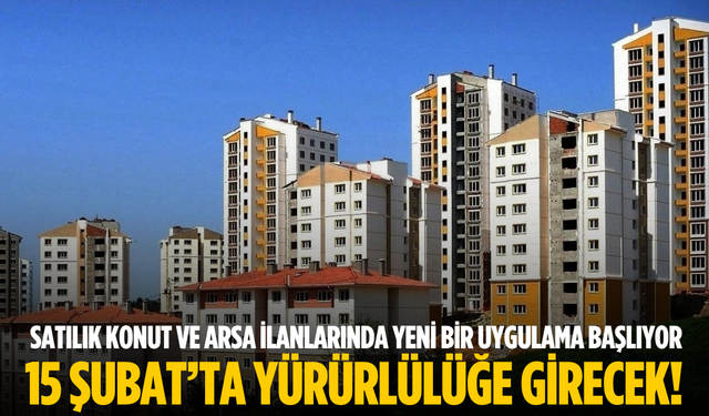 Konut ilanlarında e-Devlet dönemi başlıyor