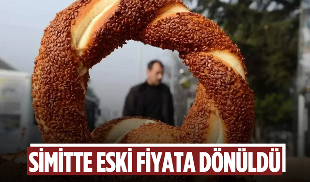 Manisa’da simitte eski tarifeye dönüş