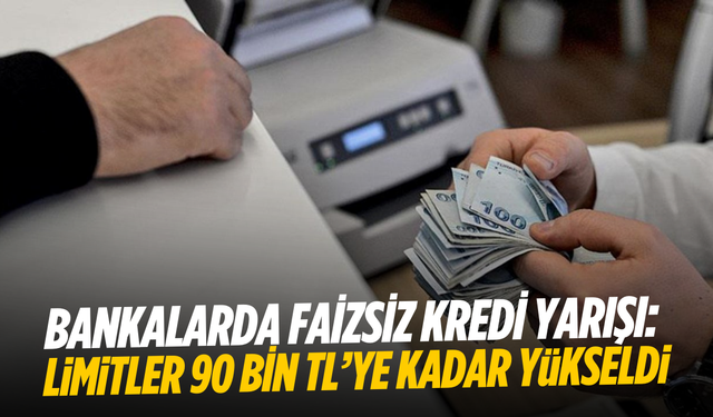 Bankalarda faizsiz kredi yarışı