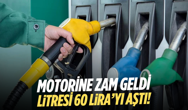 Motorine zam geldi: Manisa’da litresi 61,75 TL