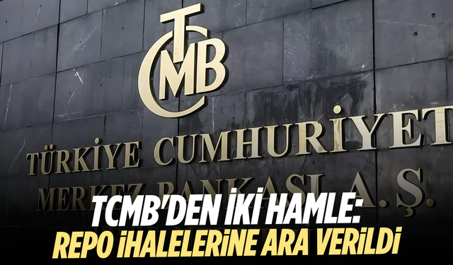 TCMB'den iki hamle: Repo ihalelerine ara verildi