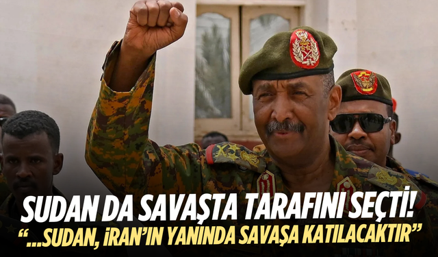 Sudan da savaşta tarafını seçti!