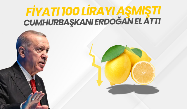 Tezgahta 100 lirayı aşmıştı: Limon fiyatları için yeni adım