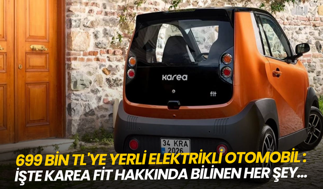 699 bin TL’lik yerli elektrikli otomobil tanıtıldı