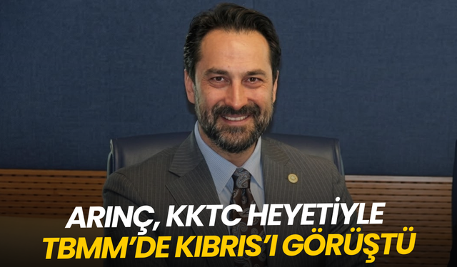 Arınç, KKTC heyetiyle TBMM’de Kıbrıs’ı görüştü