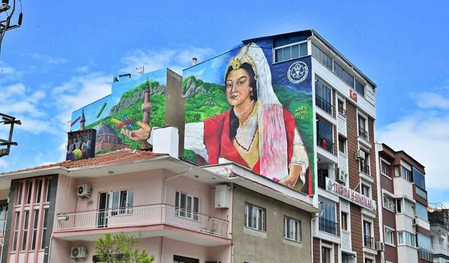 Manisa'nın sokakları sanatla renkleniyor