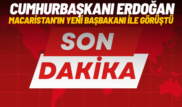 Cumhurbaşkanı Erdoğan'dan Peter Magyar'a tebrik telefonu