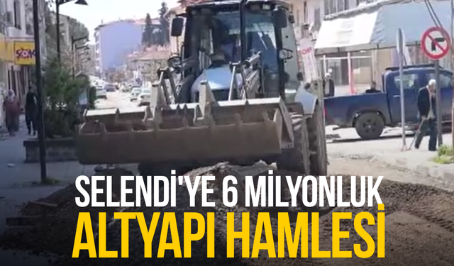 Selendi'ye 6 milyonluk altyapı hamlesi