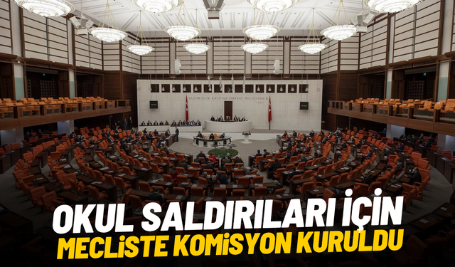 Okul saldırıları için Meclis’te komisyon kuruldu