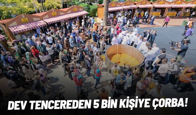 Dev tencereden 5 bin kişiye çorba