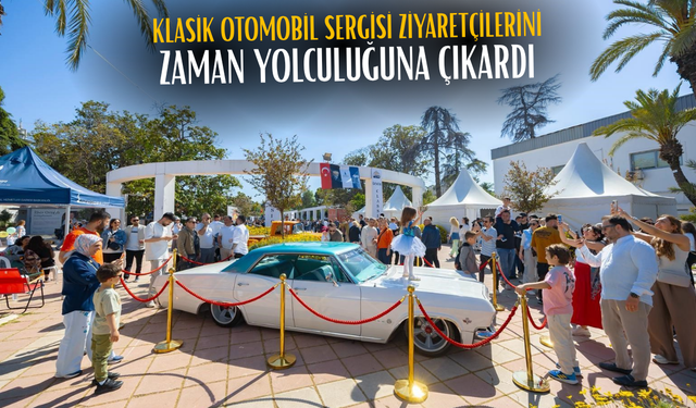 Klasik Otomobil Sergisi ziyaretçilerini zaman yolculuğuna çıkardı
