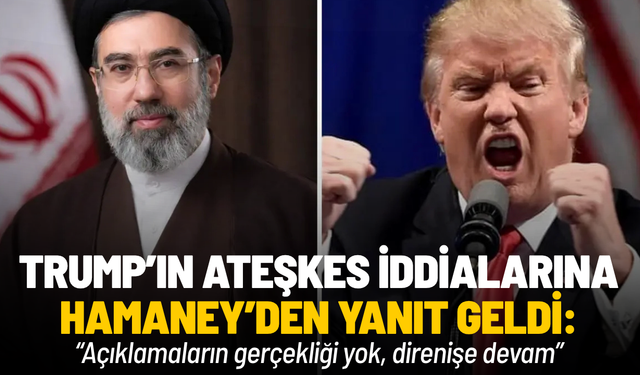 Trump'ın ateşkes iddiasına Hamaney'den yanıt
