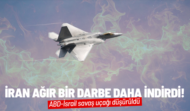 İran'dan bir darbe daha: ABD-İsrail uçağı düşürüldü