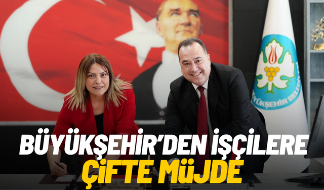 Manisa Büyükşehir Belediyesinden işçilere prim ve eğitim müjdesi