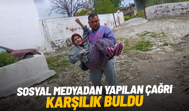 Sosyal medyadan yapılan çağrı karşılık buldu
