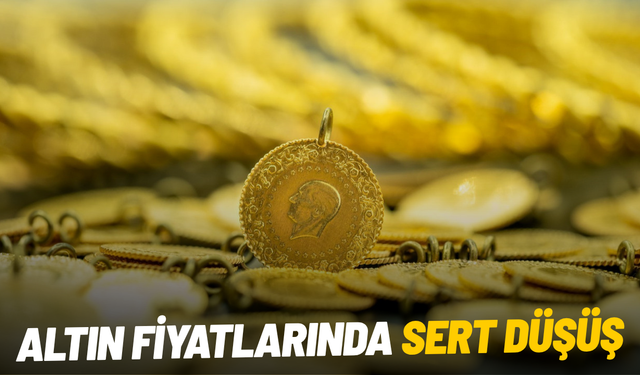 Altın fiyatlarında sert düşüş