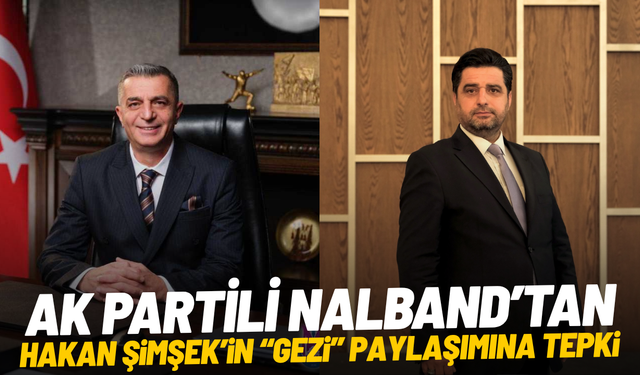 AK Partili Nalband’tan Hakan Şimşek’in ‘Gezi’ paylaşımına tepki