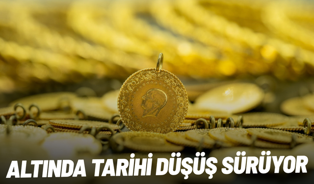 Altında tarihi düşüş sürüyor