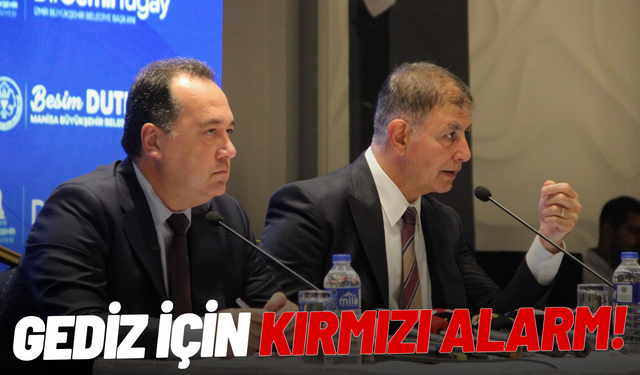 Gediz için kırmızı alarm