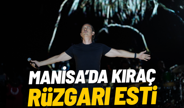 Manisa'da Kıraç rüzgarı esti