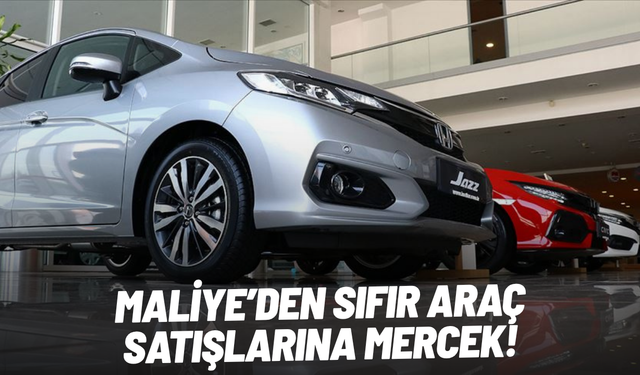 Maliye’den sıfır araç satışlarına mercek: Araç sahiplerine tek tek yazı gönderiliyor