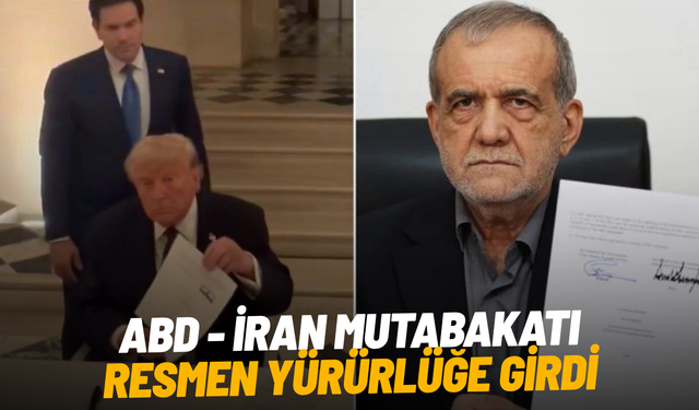 ABD - İran mutabakatı resmen yürürlüğe girdi! Dijital imzalar atıldı