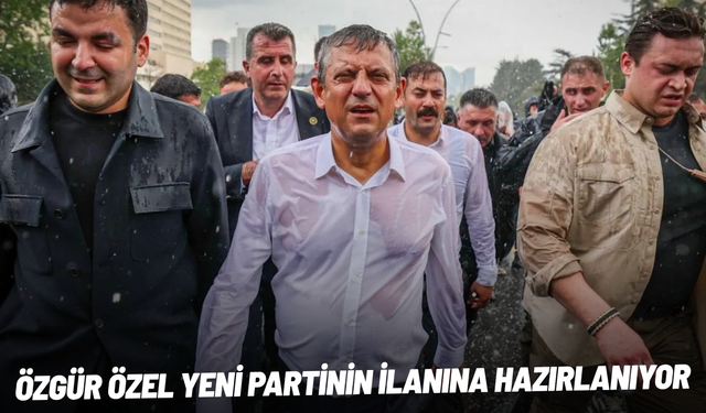 Özgür Özel yeni partinin ilanına hazırlanıyor: Yürüyüş Partisi
