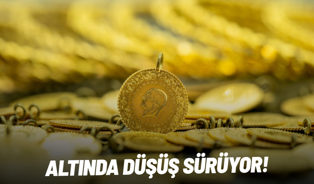 Altında sert düşüş sürüyor