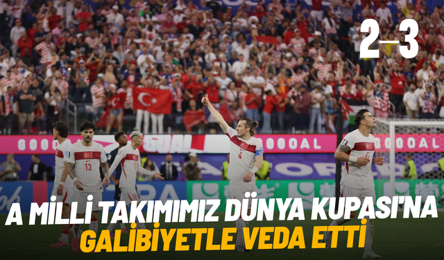 A Milli Takımımız Dünya Kupası'na galibiyetle veda etti