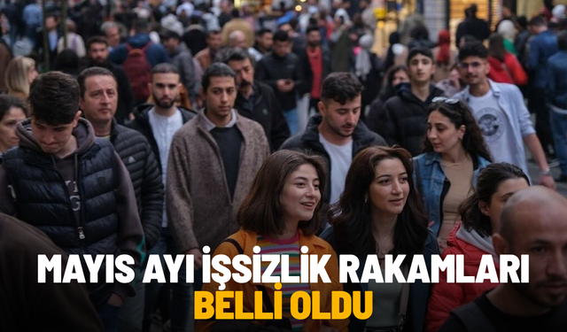 Mayıs ayı işsizlik rakamları belli oldu