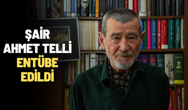 Şair Ahmet Telli entübe edildi