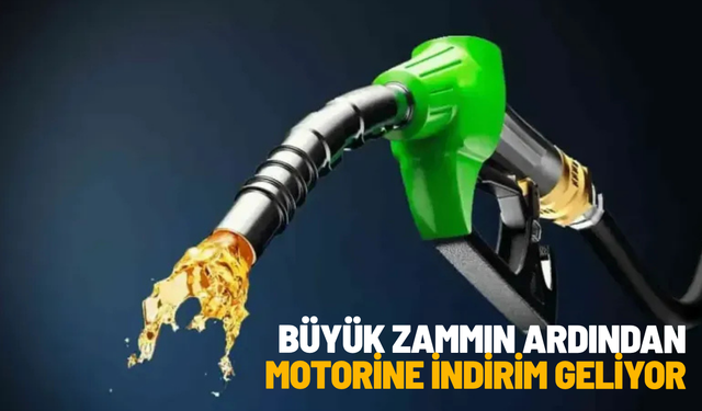 Büyük zammın ardından motorine indirim geliyor