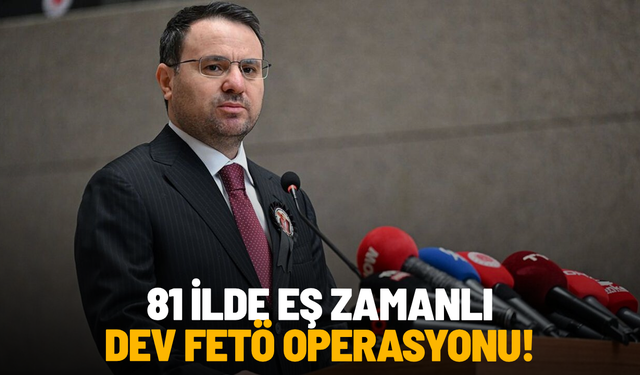 81 ilde eş zamanlı dev FETÖ operasyonu!