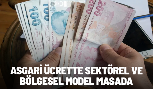 Asgari ücrette sektörel ve bölgesel model masada