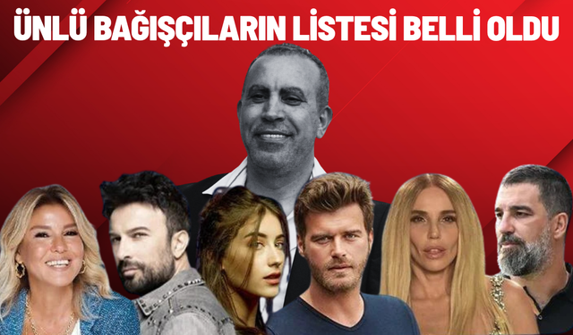 Ahbap Derneği soruşturması: Ünlü bağışçıların listesi belli oldu