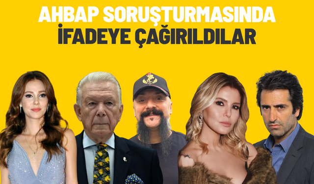 AHBAP soruşturmasında 5 kişi ifadeye çağırıldı