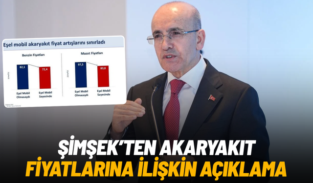 Şimşek’ten akaryakıt fiyatlarına ilişkin açıklama