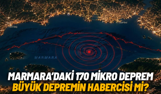 Marmara’da 170 mikrodeprem: Büyük deprem habercisi mi?