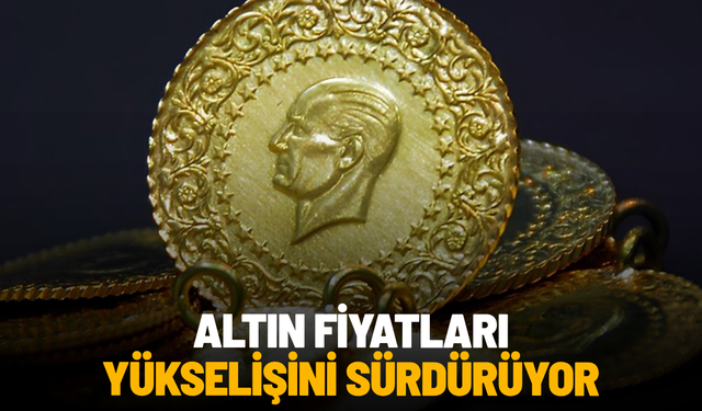 Altın fiyatları yükselişini sürdürüyor