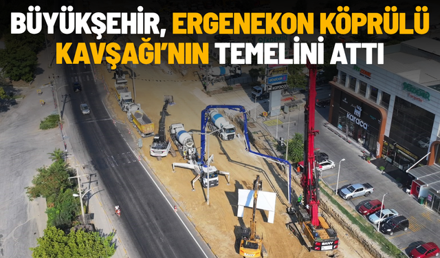 Manisa Büyükşehir Belediyesi, Ergenekon Köprülü Kavşağı’nın temelini attı
