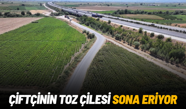 Çiftçinin toz çilesi sona eriyor