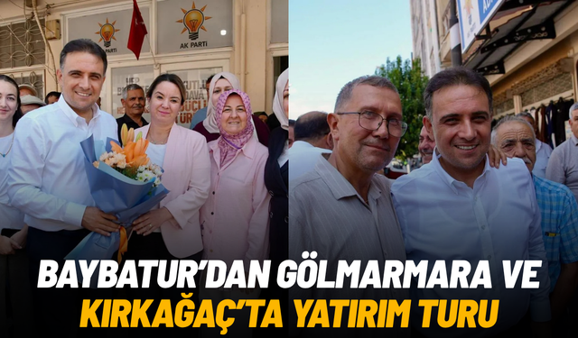 Baybatur’dan Gölmarmara ve Kırkağaç’ta yatırım turu
