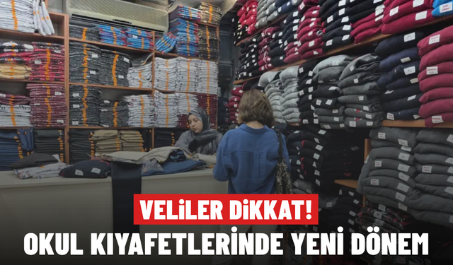 Veliler dikkat: Okul kıyafetlerinde yeni dönem