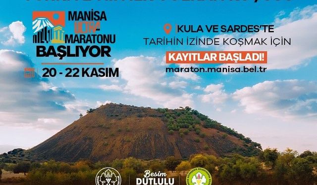 Manisa Ultra Maratonu ile Kula ve Sardes'te tarihin izinde koşulacak